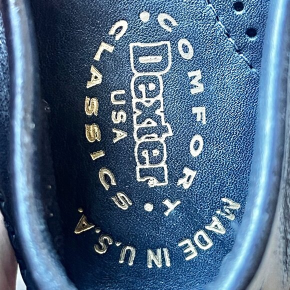 Dexter Womens Size 9 M Black Leather Slip On Shoes - Picture 10 of 11